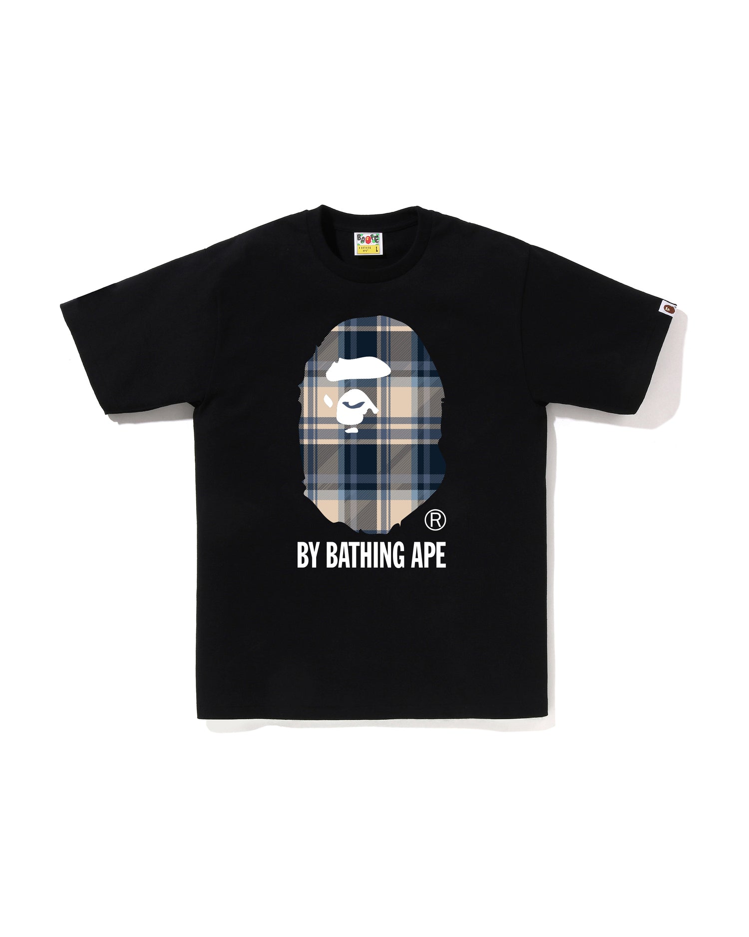 A Bathing Ape BAPE Check Ape Head Tee – Relaxed Fit Graphic T-Shirt