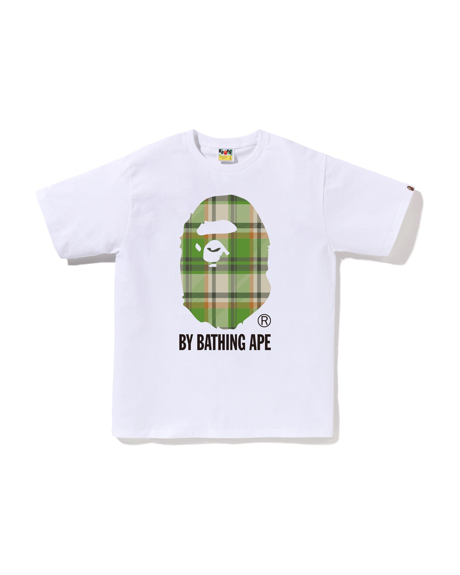 A Bathing Ape BAPE Check Ape Head Tee – Relaxed Fit Graphic T-Shirt