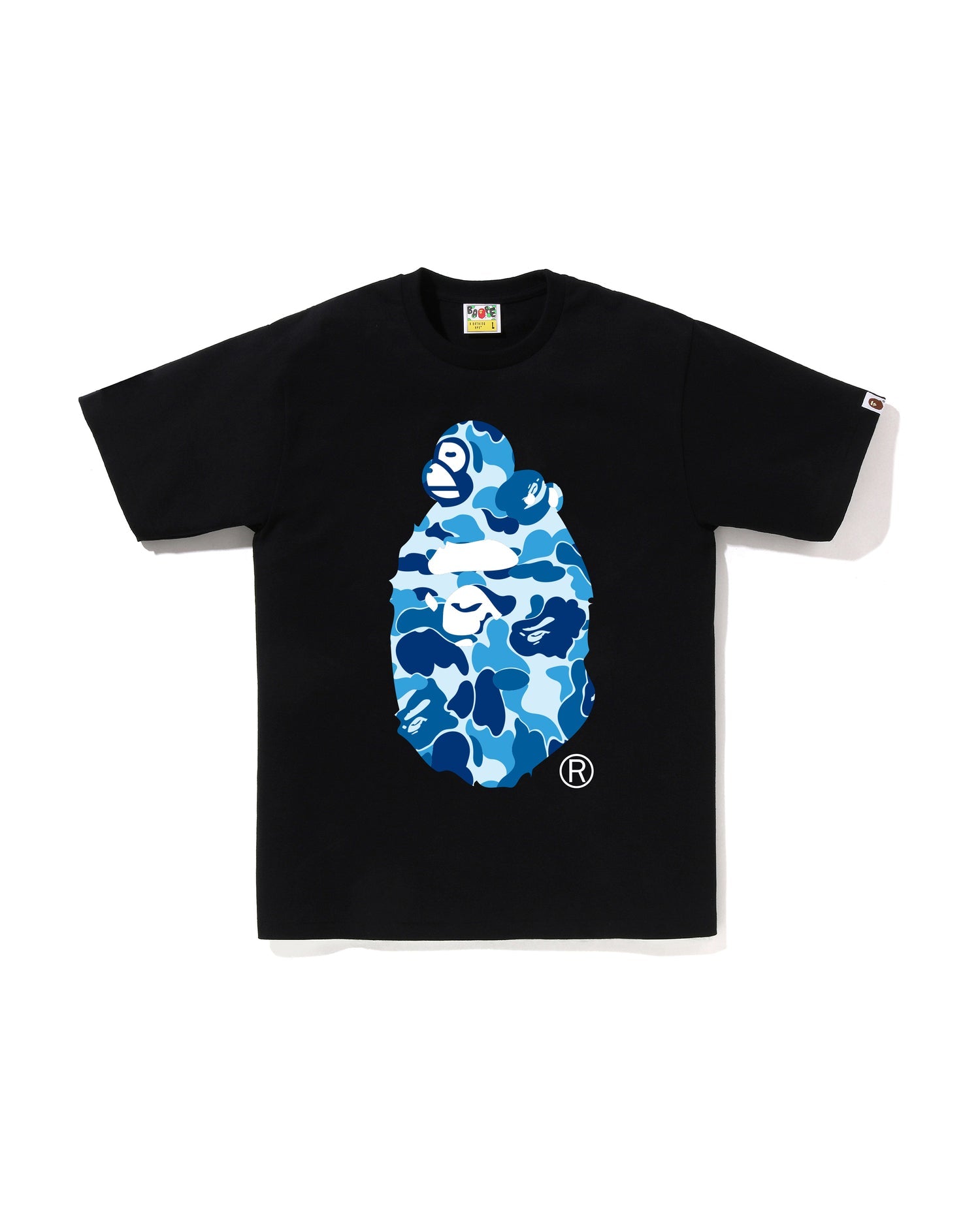 A Bathing Ape ABC Camo Milo on Big Ape Tee – BAPE Graphic T-Shirt