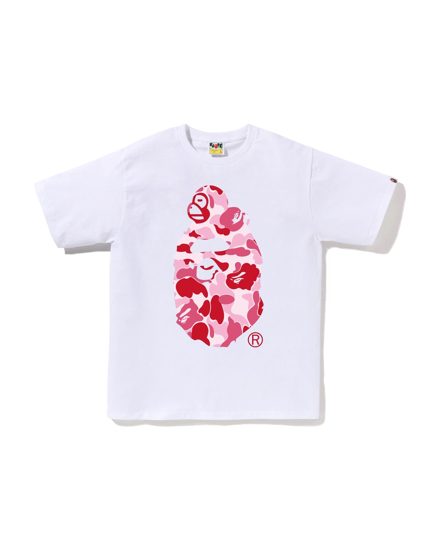 A Bathing Ape ABC Camo Milo on Big Ape Tee – BAPE Graphic T-Shirt